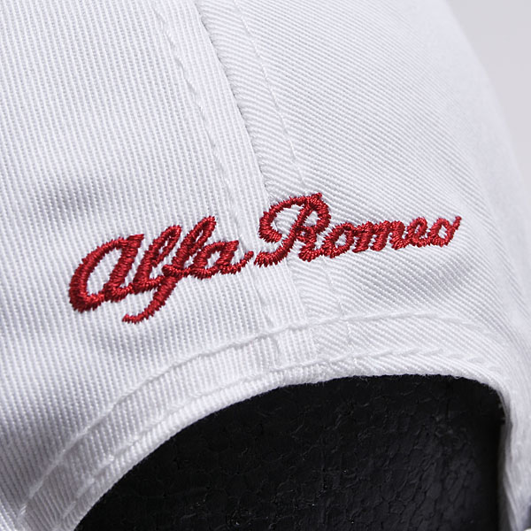 Alfa Romeo Official Biscione Baseball Cap (White)