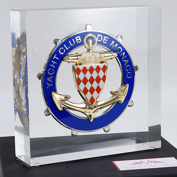 Yacht Club de Monaco Official Emblem Plexiglas Object