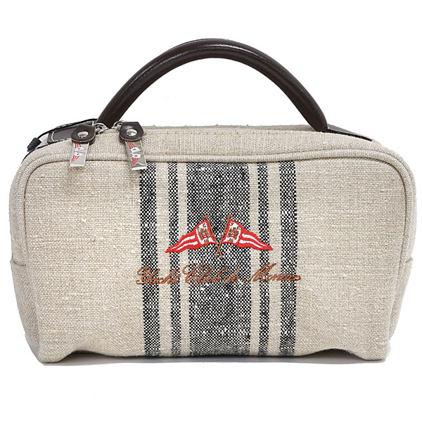 Yacht Club de Monaco Official Canvas travel Pouch(Gray)