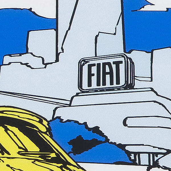 FIAT Official Illustration T-shirt by La FIT+a