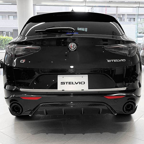 Alfa Romeo Stelvio Rear Bumper Protector (Silver)