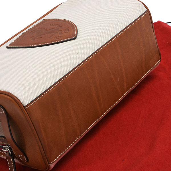 Ferrari Canvas &  Leather Vanity Case