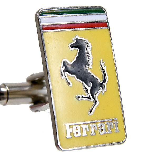 Ferrari genuine cloisonn&#233; emblem vintage cufflinks