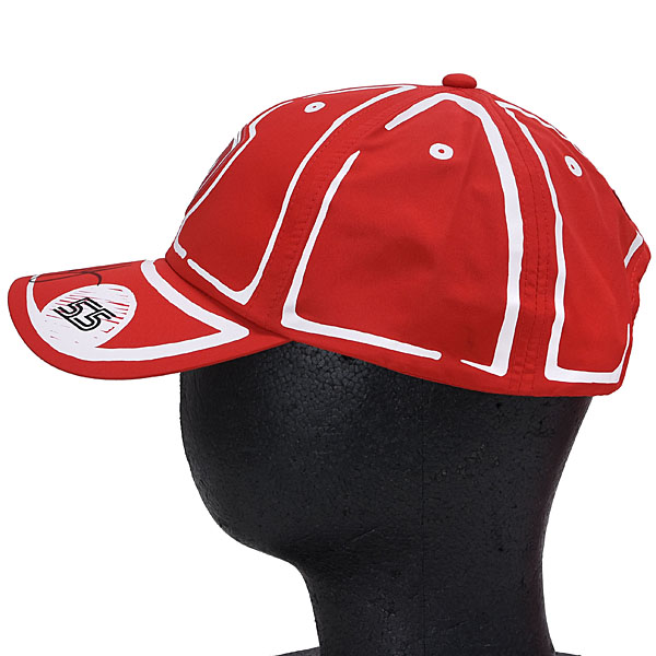 Scuderia Ferrari 2023 Las Vegas GP Baseball Cap-Signed by Carlos Sainz-