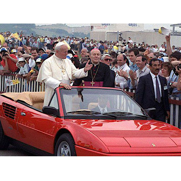 Pamphlet commemorating Pope John Paul II's visit to Fiorano