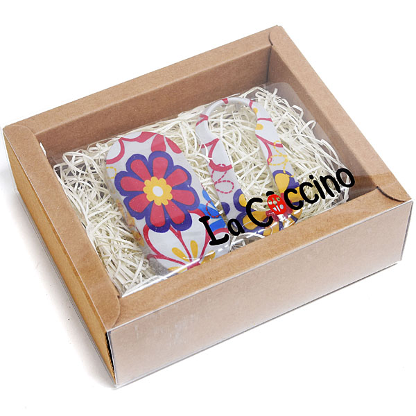 FIAT500 Flower design Key Cover by La Coccino