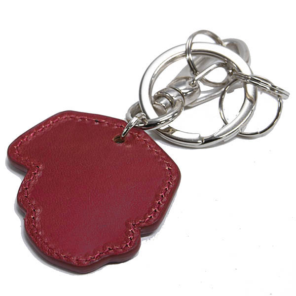 ABARTH Genuine Leather Scorpione Keyring