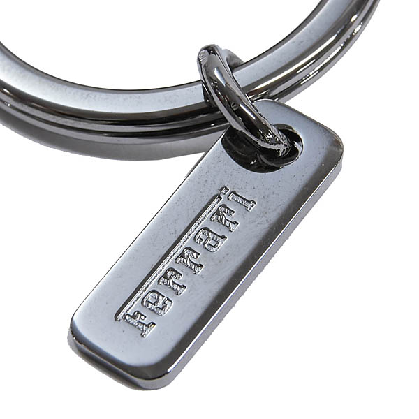 Ferrari Intrecciato Leather Strap Keyring by TOD'S