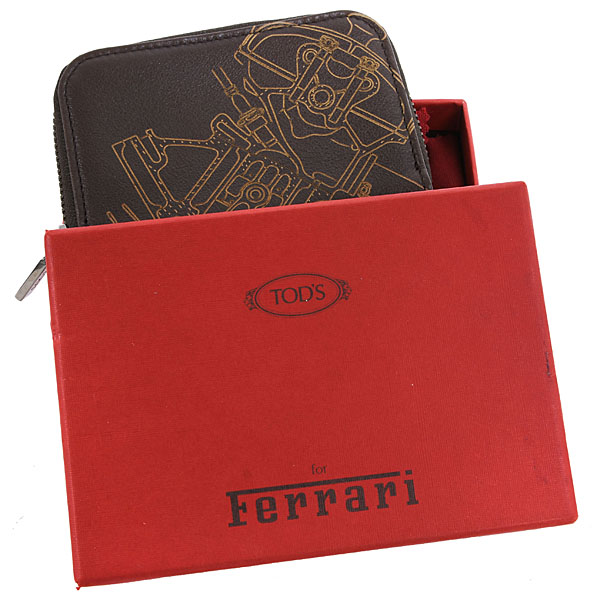 Ferrari Genuine Leather Coin Case by TOD'S