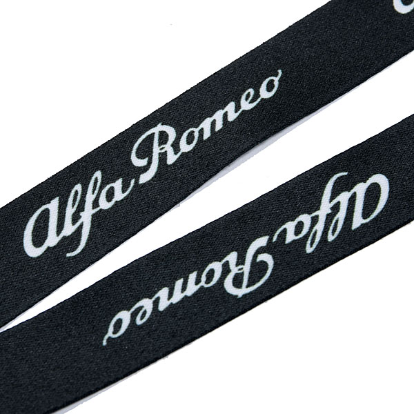 Alfa Romeo Official Neck Strap (Black)