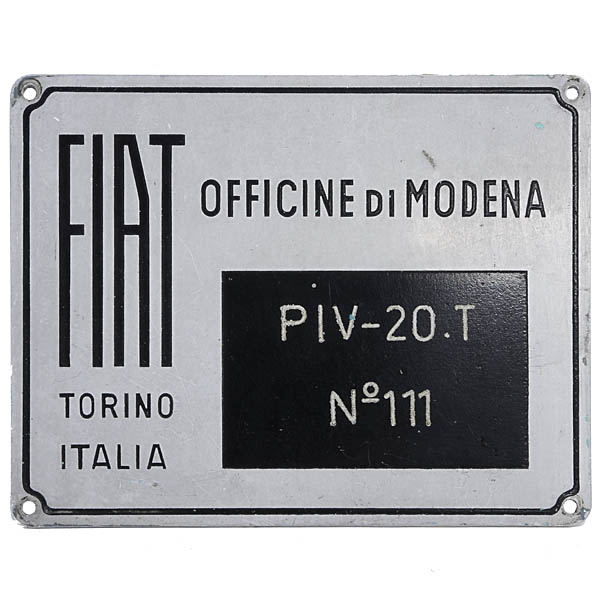 FIAT OFFICINE di MODENA press machine plate