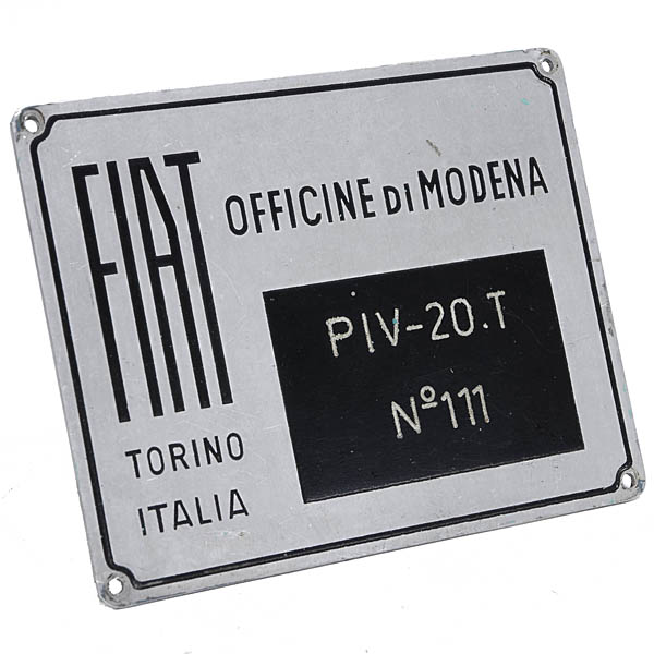 FIAT OFFICINE di MODENA press machine plate