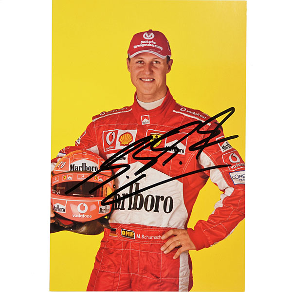 Scuderia Ferrari 2005 Driver's Card autographed by M. Schumacher