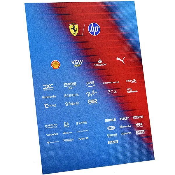 Scuderia Ferrari 2024 Miami Grand Prix commemorative Carlos Sainz driver's card