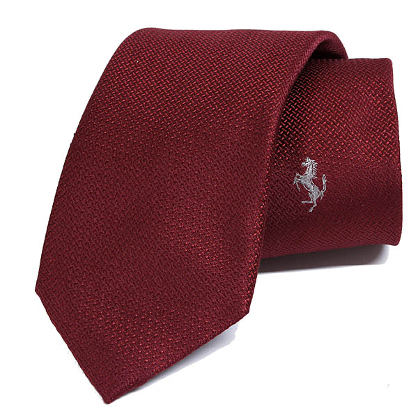 Ferrari Genuine Tie (Burgundy)