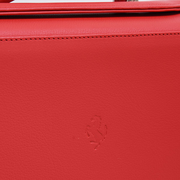 Ferrari Genuine Leather Briefcase (red)