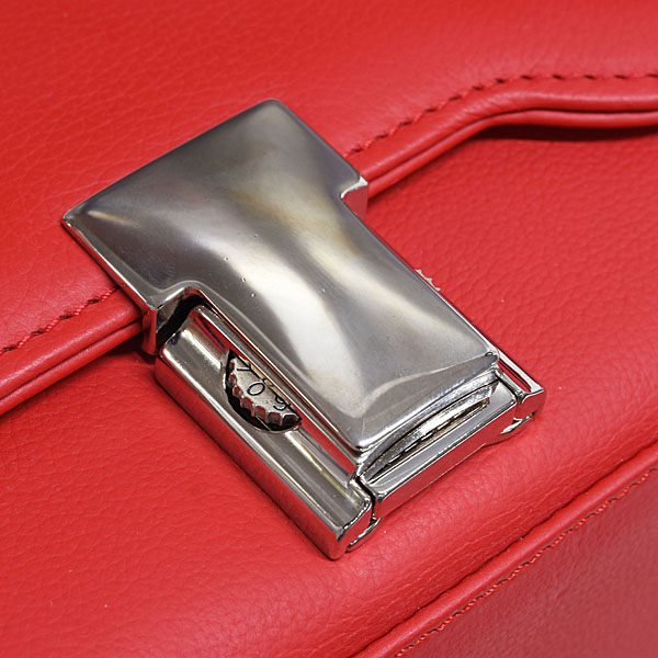 Ferrari Genuine Leather Briefcase (red)