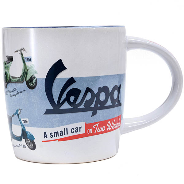 Vespa Official Mug Cup-Tow Wheels-