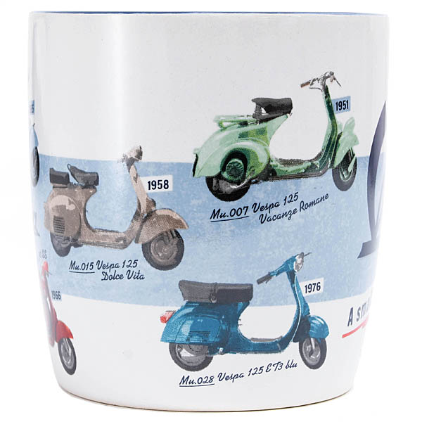 Vespa Official Mug Cup-Tow Wheels-