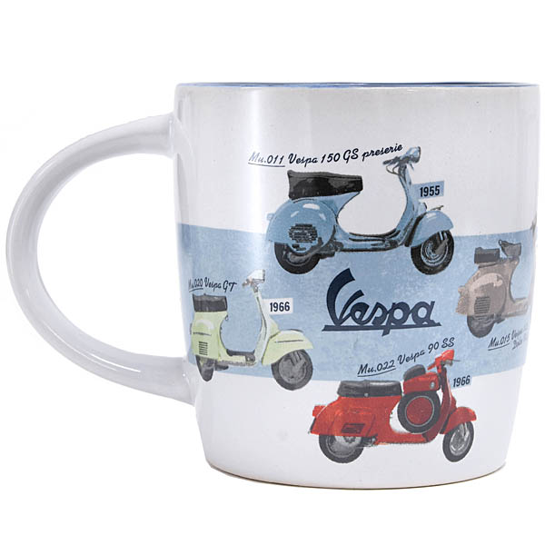 Vespa Official Mug Cup-Tow Wheels-