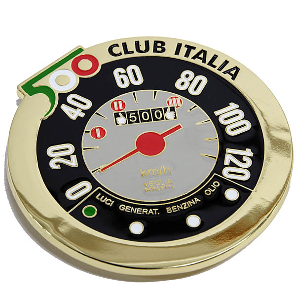 FIAT 500 CLUB ITALIA Grill Emblem (NEW Type)