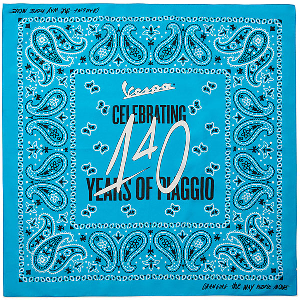 Vespa Official WD Bandana-140 YEARS-