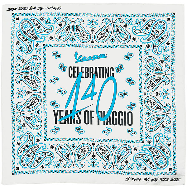 Vespa Official WD Bandana-140 YEARS-