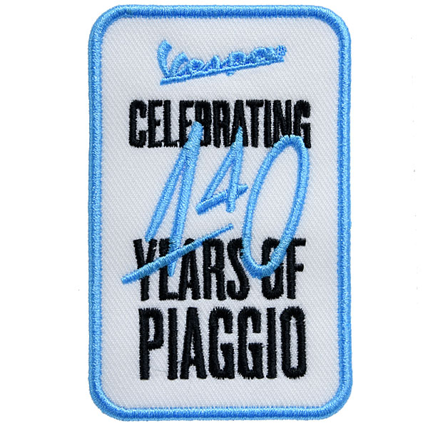 Vespa Official WD Patch (Square)-140 YEARS-