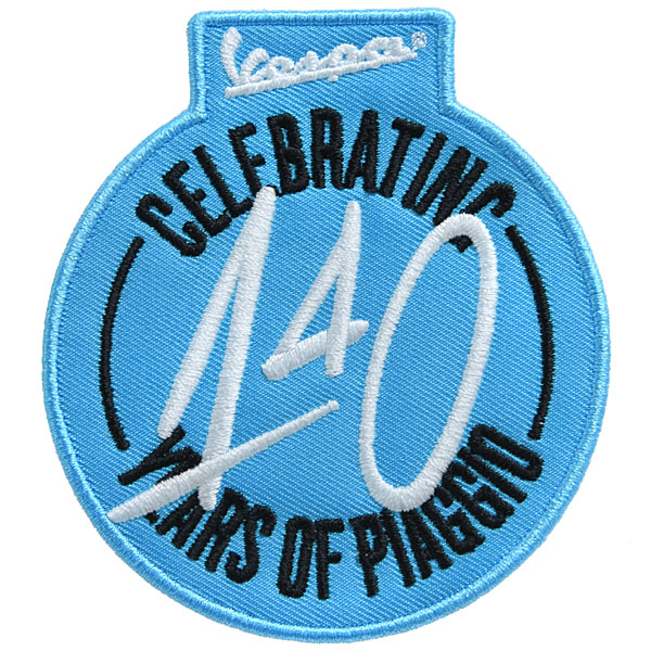 Vespa Official WD Patch (SHAPED)-140 YEARS-