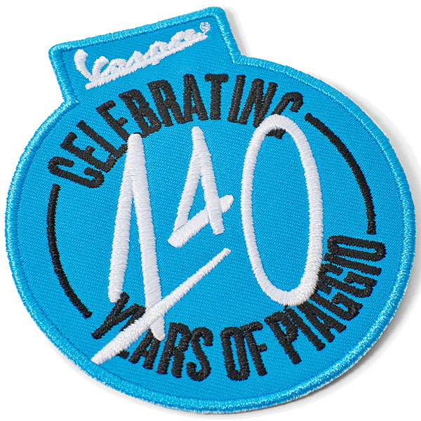 Vespa Official WD Patch (SHAPED)-140 YEARS-