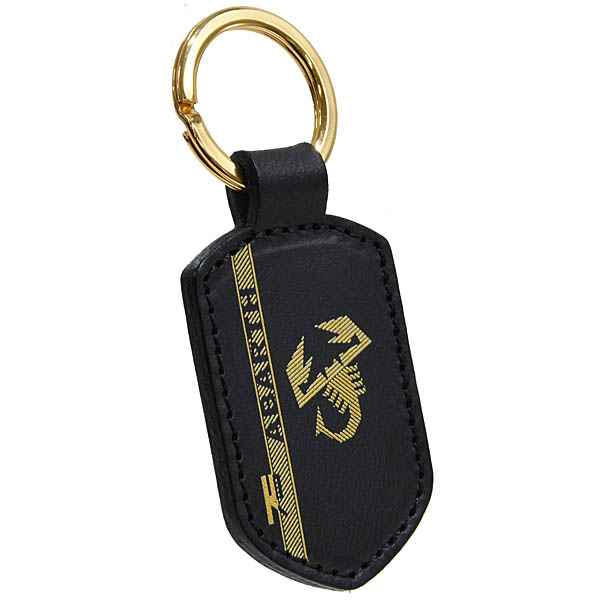 ABARTH Official Leather Keyring-75 th Anniversary-