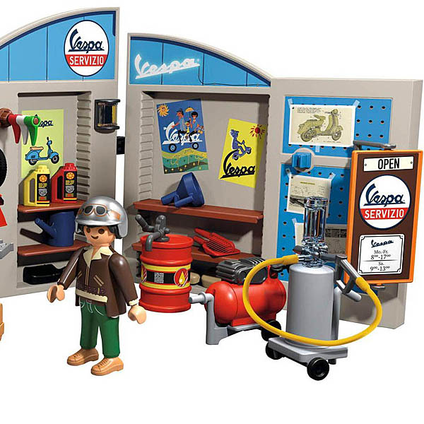 Vespa Official Playmobil (Garage Vespa)