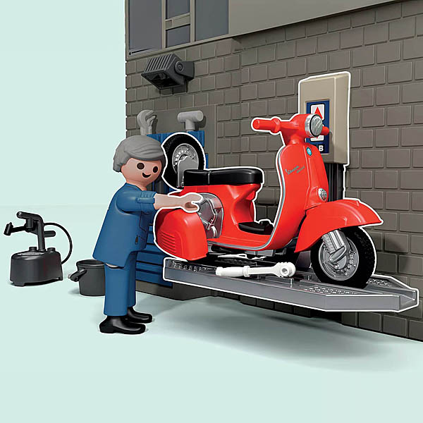 Vespa Official Playmobil (Garage Vespa)