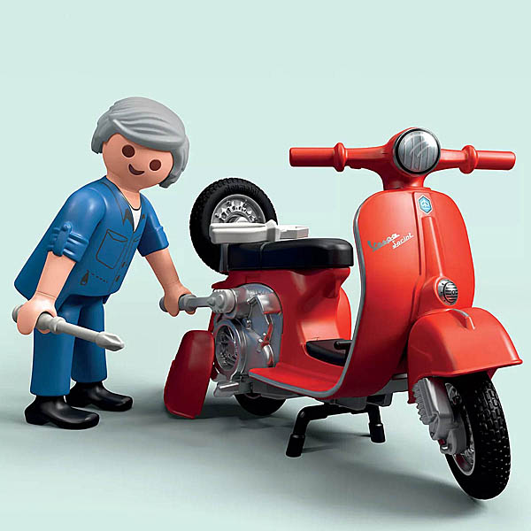 Vespa Official Playmobil (Garage Vespa)