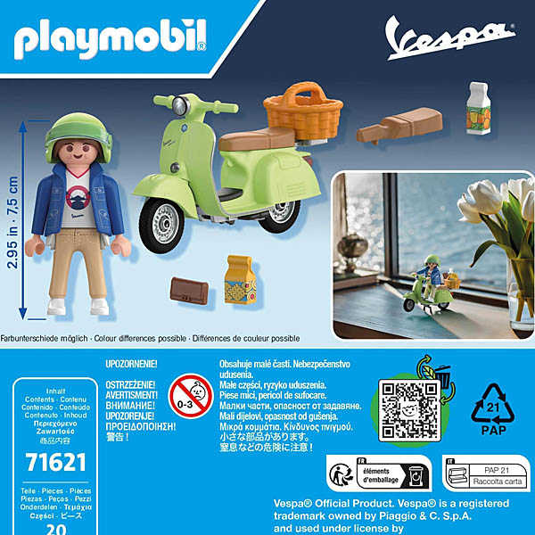 Vespa Official Playmobil (Vespa150 Sprint Green)