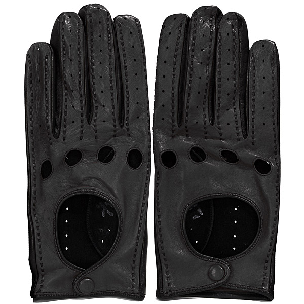 Ferrari Lambs Skin Driving Gloves (Black)