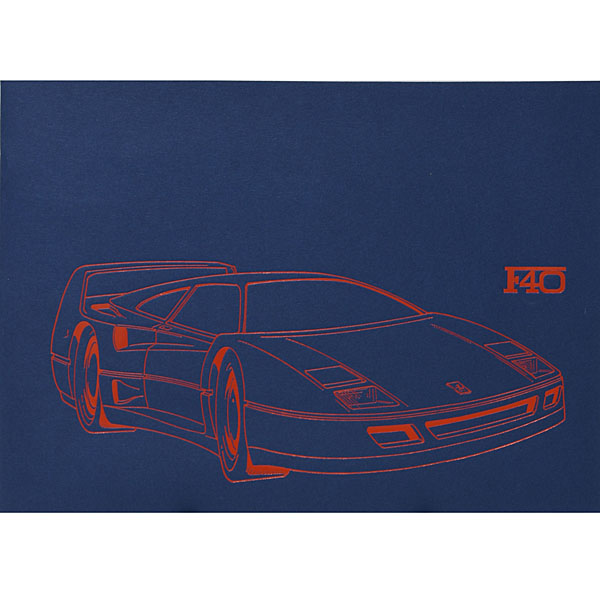 Ferrari F40 Press Kit