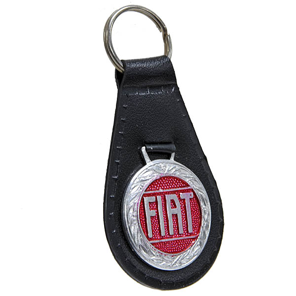 FIAT Red Emblem Keyring