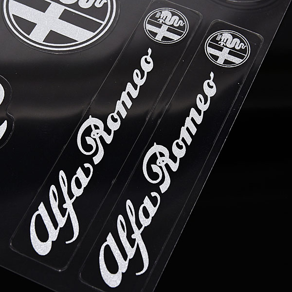 Alfa Romeo Stickers set (Silver)