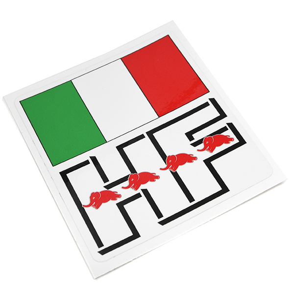 HF & Italian Flag Sticker