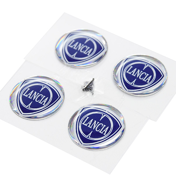 LANCIA New Emblem 3D Sticker(Blue/21mm/4pcs)