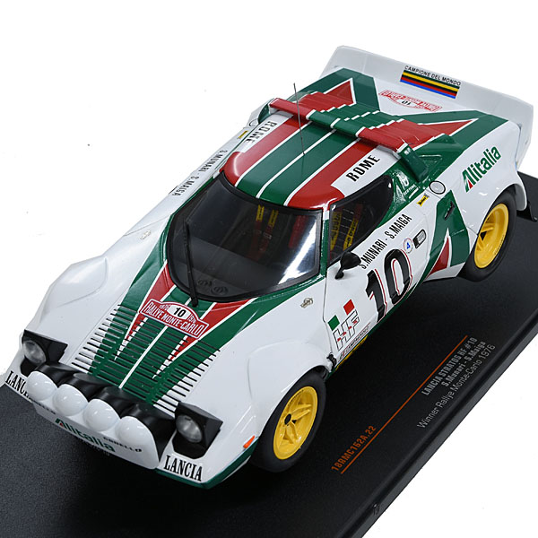 1/18 LANCIA STRATOS HF 1976 Monte Carlo Rally Winner #10 Miniature Model