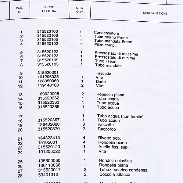 MASERATI BITURBO 2000 Parts Manual(Copy)