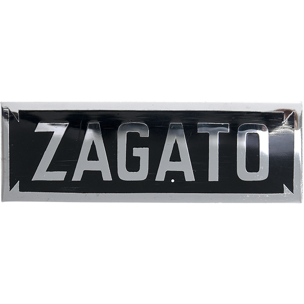 ZAGATO Script Plate