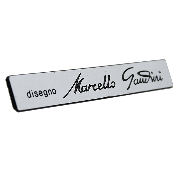 Marcello Gandini Script Plate