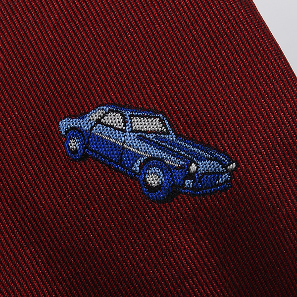 ZAGATO CAR CLUB Tie(Bordeaux)