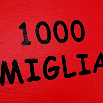 1000 MIGLIA Logo Sticker