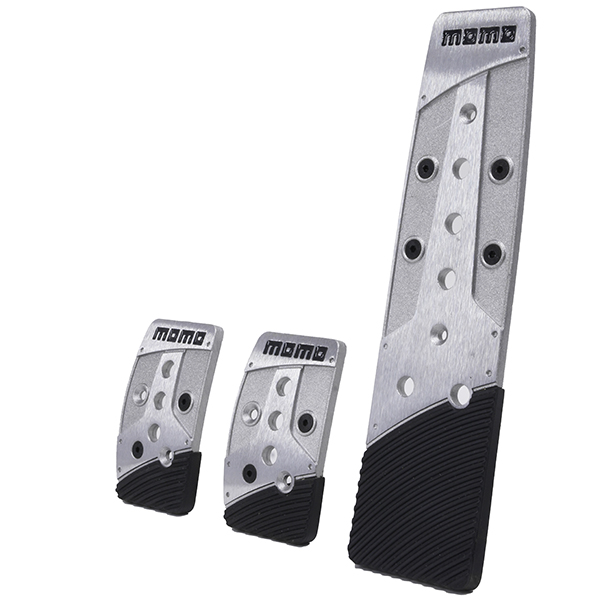 MOMO Aluminium 3 Pedal Set -STEALTH-(Silver)