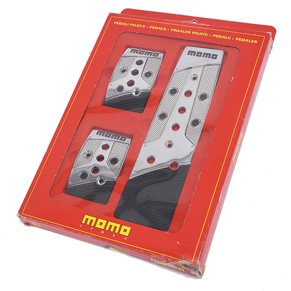 MOMO Aluminium 3 Pedal Set -STEALTH-(Chrome)