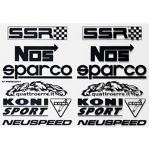 Sponsor Logo Sticker Set